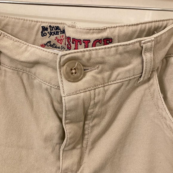 Justice Stretch Jeans. Size 18.5 Tan Khaki Beige Stretch Pants Trousers - Picture 5 of 7